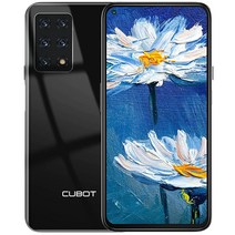 CUBOT 안드로이드 폰 X30 8GB+128GB 언락 휴대폰 6.10.1cm 스크린 안드로이드 스마트폰 48MP 카메라 4G 듀얼 SIM 휴대폰 4200mAh 배터리 AT&T G, Black