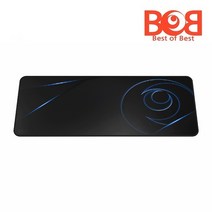 BOB 밥패드 베이직 장패드 블루 게이밍 마우스패드, 1개