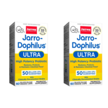 Jarrow Formulas 자로우 포뮬러스 Jarro-Dophilus Ultra 50 Billion CFU 베지캡슐 60정, 2개입