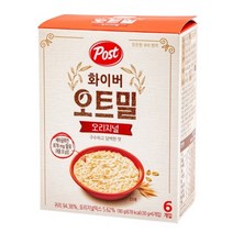 포스트 화이버 오트밀 오리지널 30g x 6T, 상세페이지 참조