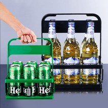 커피캐리어 캠핑 컵 배달 캔 음료수 6구 홀더 트레이 모노심플 6구캐리어 커피캐리어 컵트레이, 1-커피캐리어-그린