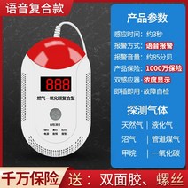 수산 캐치 보일러 감지기 캠핑 캠프 가스 산소 휴대용 일산화탄소 경보기 누출 경보 가정, 복합음성모델 백만보험 (가스누출+일산화탄소) 투인