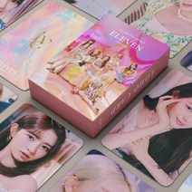 Kpop IVE Lomo 카드 55 개대 같은 앨범 사진 인쇄 카드 팬 선물을위한 한국 패션 엽서, IVE-5