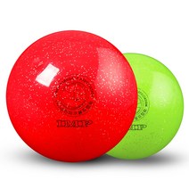 1+1 IMP 국산 4피스(4겹) 고탄성 파크골프공, 보라+빨강