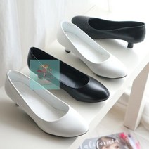여성구두_면접구두_3cm굽_로우힐_정장_펌프스 D3CE