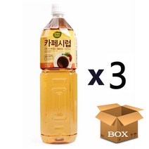 그린스위트 카페시럽, 1.5L, 3개