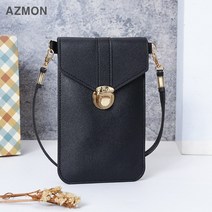 AZOMN 스마트 터치 미니 크로스백 핸드폰 지갑 가방 20cm x 15cm x 1.5cm