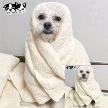 몬스터 펫타올 베이지 중형 강아지목욕타월 애견타올 강아지샤워타올 애견타월 강아지타올