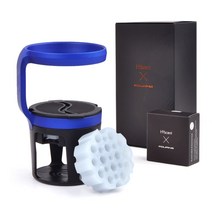 훠링 x 하이센트 차량용 방향제 컵홀더형, 프레쉬리넨, 갤럭시블루, 1개