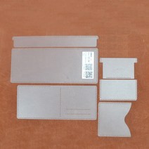 가죽공예독학 가죽공예도구 가죽공예재료 DIY 접힌 가죽 지갑 Pv 템플릿 수제 공예 바느질 패턴 스텐실 1, 한개옵션0, 한개옵션0