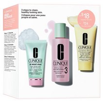 크리니크 스킨 케어 타입 3 클렌징 폼 토너 로션 Clinique 3-Step Skin Care Kit Type 2개
