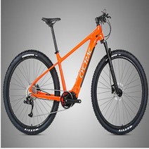 MTB 산악 자전거 산악자전거 입문용 가성비 29 인치 트위터 알루미늄 합금 EM5 36V250W Bafang, Orange+M6100