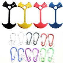 캠핑 데크고정 비비드 컬러 데크팩10 비너12 백패커 타프팩 서브폴대 추천