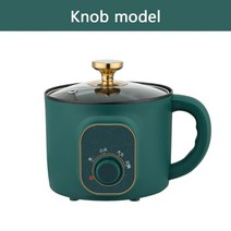 dmwd 전기 요리 기계 1.7l 밥솥 미니 수프 냄비 음식 기선 다기능 냄비 냄비 죽 메이커 110v 220v, 녹색 손잡이