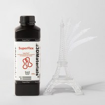 [3DMaterials] SuperFlex Flexible Resin (Shore 80A 연신율 150%) LCD 3D프린터 레진 1000g