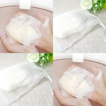 비누거품망 2P 추출보자기 비누걸이 면거즈 샤워용품 삼베망 입욕제포장 면자루 삼베주머니 버블망