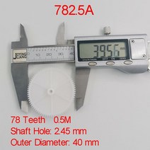 웜기어 베벨기어 톱니바퀴 4061mm 직경 큰 기어 0.5M 782.5A 802A 1002A 기계 유지 보수 휠 80 톱니 78120, 02 802A x1 Piece