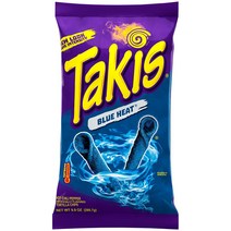 [미국 내수용]타키스 블루 히트 또띠아 칩스 280.7g Takis Rolled Blue Heat Tortilla Chips - 9.9oz