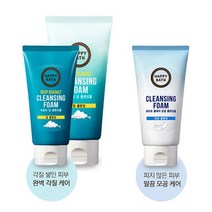 쿨샵 해피바스 내추럴 클렌징폼 씨솔트 딥클렌징3개 번호 41543EA, 화이트클레이150g3개, 본상품선택
