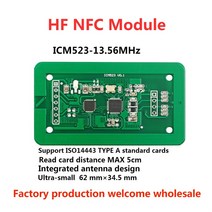 카드단말기 리더기 Rfid 고주파 읽기/쓰기 모듈 NFC 리더/라이터 13.56MHz RF, 한개옵션0
