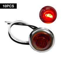 요트 부품 제트 보트 카누 카약 요트 고무 밸리 콤비 모타 12V 3led 보트 내비게이션 라이트 레드 화이트, 01 빨간