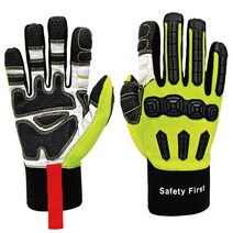 협착방지 장갑 손보호 건설현장 물류 공장 용접 작업용 안전장갑, F형(SIR-13)/XL, 1개