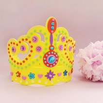 도토리디자인 EVA 옐로우 왕관 1set 아동 슬리퍼