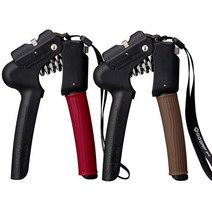 국산 GD GRIP PRO 악력기 13kg~45kg 강도조절, 브라운