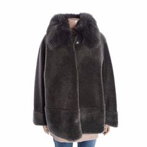 안지크 NC02 양모피 하프 무스탕코트 df4mt6940-2