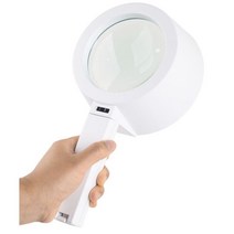 확대경 돋보기 작업용 LED 대형 렌즈 120mm 2x 6LED 돋보기확대경 휴대용 독서용돋보기 led확대경 노안 루, 1