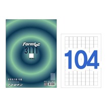 폼텍 LQ-3101 바코드용 라벨 (60단 20매), 폼텍 라벨 용지, 분류용 LQ-3111 (104단)