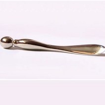 아이크림 에센스 마사지 눈밑 지방제거 마사지 스틱, U자형 은색 아이크림 마사지 스틱