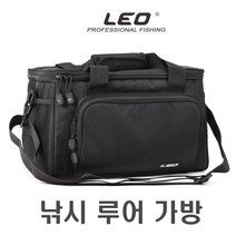 LEO 루어 낚시 가방 태클 박스 밑밥통 미끼통 쪽가위 수납 전용가방 밀리터리