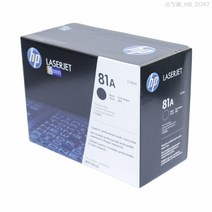 HP Laserjet Enterprise MFP M630H 정품토너 검정 10500매(No.81A), 1개
