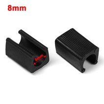 트랙터 의자 부품 U자형 미끄럼 방지 의자 다리 패드 전면 틸트 글라이드 범퍼 댐퍼 스툴 유용한 튜브, 01 8mm