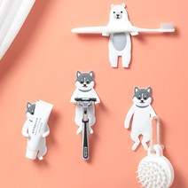핀무 애니멀 접착식 벽걸이 후크 / 다이소마스크걸이, 강아지