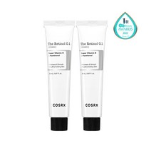 [코스알엑스] 더 레티놀 0.1 크림 듀오세트 (20ml*2개), 상세 설명 참조