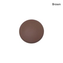 1PC 실리콘 자기 접착 고무 라운드 도어 크래시 패드 벽 보호대 도어 핸들 범퍼 가드 스토퍼 미끄럼 방지 스티커, 갈색