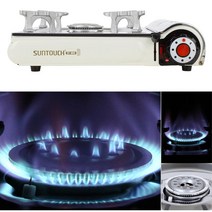 차박 비박 고화력 미니 휴대용 가스버너 식당용 예쁜, 1개, ST-999