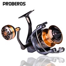 PROBEROS DW2000-7000 스피닝릴 13+1BB 낚시 릴 바다낚시 지깅릴 5.1:1 5.2:1 기어비 수심측정릴 문어 베이트릴 11-21kg 최대 항력 CNC 조각, DW7000