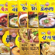 [조 은 마 켓] 다 양 한 국 물 요 리 에 간 편 하 게 !! 오 뚜 기 갈 비 탕 돼 지 국 밥 미 역 국 무 국 닭 곰 탕 콩 비 지 찌개 삼계탕 도가니탕 육개장, 2개, 오뚜기 옛날 사골곰탕350g