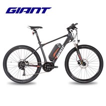 전기 자전거 GIANT Giant ATX 1 E 유압 디스크 브레이크 9단 스마트 산악, 매트 다크 그레이 레드 27.5X415mm S 권, 27.5 인치