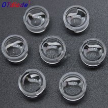 13mm 1w 3w 미니 led 렌즈 15 30 45 60 90 100 ir cctv led pcb 볼록 아크릴 렌즈 홀더 반사경 시준기, 60도, 20개, 13mm 직경