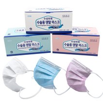 [케이솔루션] 수성 덴탈마스크 식약처허가 (2022년 최신상품), 화이트 50매 4개