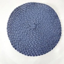내열 그릇 PP 식탁 매트 1 개 커피 컵 코스터 식기 매트 홈 주방 파티 공급, F_38CM | ROUND