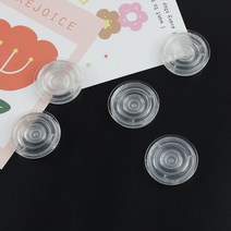리리아트 투명 원형 스마트톡 공예 부자재 핸드폰 거치대, 20개