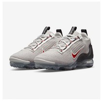 나이키 바엔 베이퍼 그레이레드 스파이크리스 스크린 골프화 Nike Air Vapormax FK grey/red