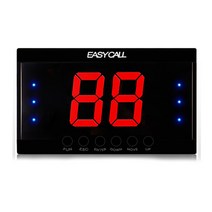 이지콜 호출벨 + 수신기 세트 (번호표 공짜) 올블랙, 5) EY-2001 모니터 + 호출벨 블랙 15개