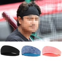 욜케이유 스포츠 헤어밴드 헤어밴드 멀티 운동 헬스 남자 여자 머리띠 스포츠 헤어밴드, 블루