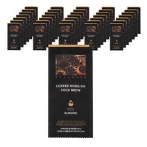 [40ML]커피농가 더치커피 블랜딩 파우치 40팩, 40개입, 40ml